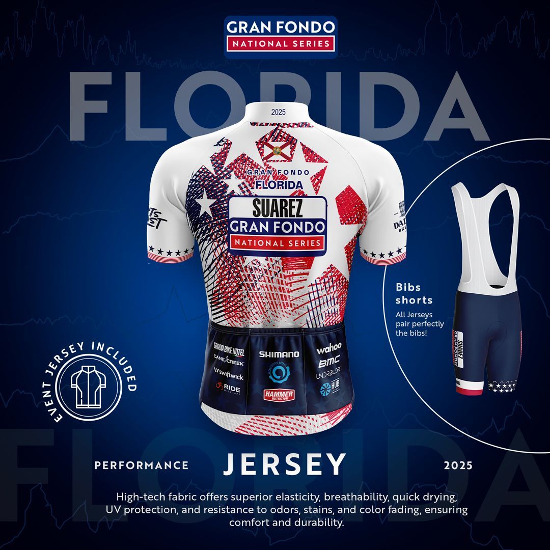 🚴‍♂️ Last Chance to Claim Your Gran Fondo Florida Jersey! 🚴‍♀️

⏰ Today, February 24, is the FINAL DAY to register for Gran Fondo Florida and receive a custom event jersey

👉 Register now at  buff.ly/3soFEb3  and secure your jersey before it’s too late!

#GranFondoFlorida