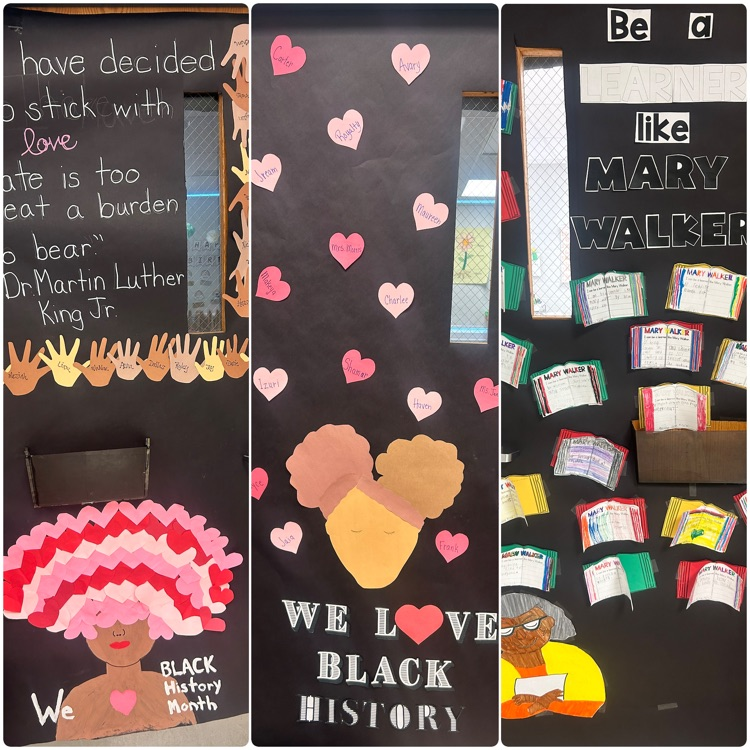 We have been celebrating Black History Month all of February! Congrats to our door decorating contest winners. Today kicks off our Black History Month Spirit Week! #bestinthewest