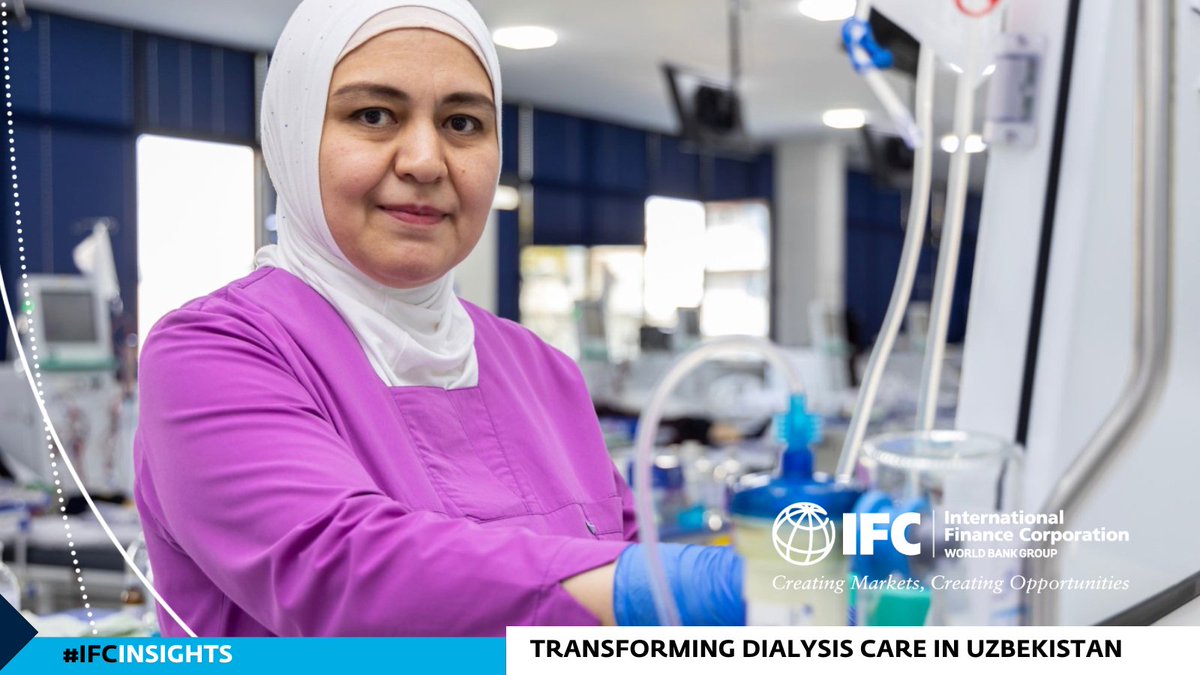 IFC_org's tweet image. #IFCinsights |  This month, we spotlight how private sector innovation is driving meaningful impact across regions and sectors:
🔹 Fiji&apos;s #e-payment reforms boost the economy. 
🔹 Uzbekistan&apos;s public-private partnership enhances #dialysis care.

More ➡️wrld.bg/ITso50V4r1S