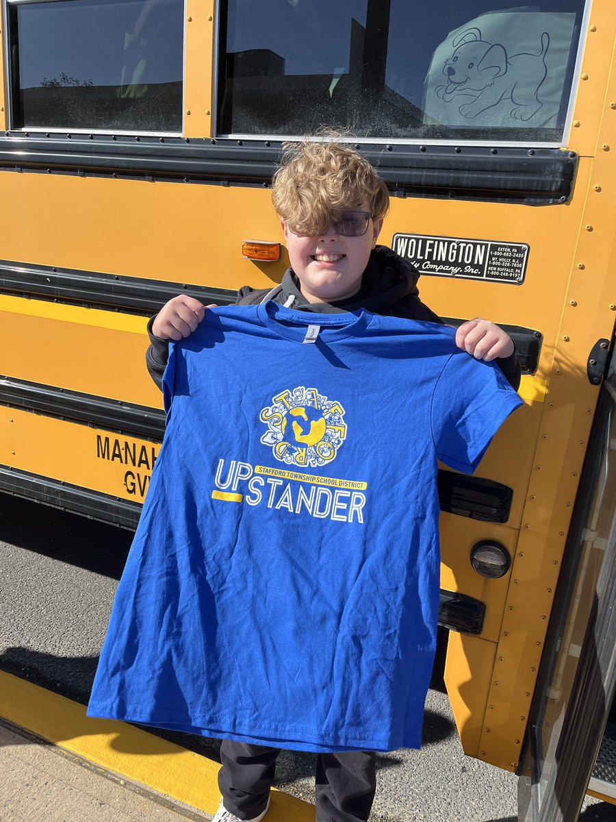 Kelsey Molzon (@mrsmolzonstsd) on Twitter photo Congratulations to Darren for earning a bus Upstander award! He helped a student with their instrument & another student with their backpack! Way to go, Darren! ππ <a href="/Stafford_INT/">Hope Zaun</a> <a href="/StaffordTwpEd/">Stafford Schools</a> <a href="/gchidiac211/">George Chidiac</a> Congratulations to Darren for earning a bus Upstander award! He helped a student with their instrument & another student with their backpack! Way to go, Darren! ππ <a href="/Stafford_INT/">Hope Zaun</a> <a href="/StaffordTwpEd/">Stafford Schools</a> <a href="/gchidiac211/">George Chidiac</a>