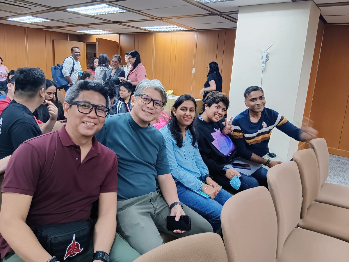 E.J. Padero | #WCAsia 2025 Organizer (@ejpadero) on Twitter photo 2025-Feb-19. Wed. 13:14. 5 out of 7 members of our Sponsors Team at the Organizers Orientation for <a href="/WordCampAsia/">WordCamp Asia</a> 2025 at the PICC. Still en route were <a href="/drebbits/">Dreb Bitanghol</a> & <a href="/leowrites/">Leo Koo</a>. #WCAsia <a href="/JulianSongss/">Julian Song - Organising #WCAsia 23, 24 & 25</a> <a href="/PoojaDerashri/">Pooja Derashri 🇮🇳</a> <a href="/devinmaeztri/">Devin Maeztri</a> <a href="/sanyog/">Sanyogg Shelar ✨</a> 2025-Feb-19. Wed. 13:14. 5 out of 7 members of our Sponsors Team at the Organizers Orientation for <a href="/WordCampAsia/">WordCamp Asia</a> 2025 at the PICC. Still en route were <a href="/drebbits/">Dreb Bitanghol</a> & <a href="/leowrites/">Leo Koo</a>. #WCAsia <a href="/JulianSongss/">Julian Song - Organising #WCAsia 23, 24 & 25</a> <a href="/PoojaDerashri/">Pooja Derashri 🇮🇳</a> <a href="/devinmaeztri/">Devin Maeztri</a> <a href="/sanyog/">Sanyogg Shelar ✨</a>