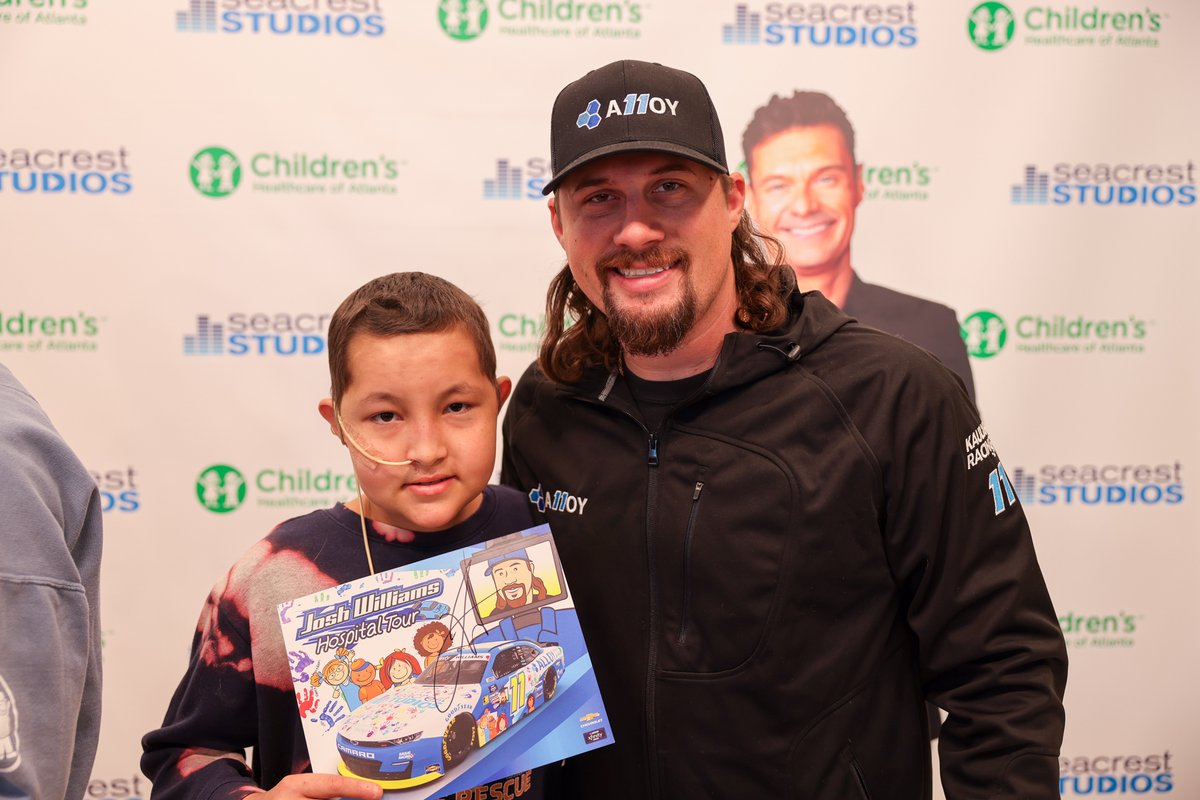Josh Williams (@josh6williams) on Twitter photo Some of the best memories from Atlanta came from off the track action.
The Josh Williams Hospital Tour stopped by the Seacrest Studios at <a href="/childrensatl/">Children's</a> for some fun! 🖐️
If you'd be willing to donate to the <a href="/RyanFoundation/">Ryan Seacrest Foundation</a>, it would mean the world: mightycause.com/story/Joshwill… Some of the best memories from Atlanta came from off the track action.
The Josh Williams Hospital Tour stopped by the Seacrest Studios at <a href="/childrensatl/">Children's</a> for some fun! 🖐️
If you'd be willing to donate to the <a href="/RyanFoundation/">Ryan Seacrest Foundation</a>, it would mean the world: mightycause.com/story/Joshwill…