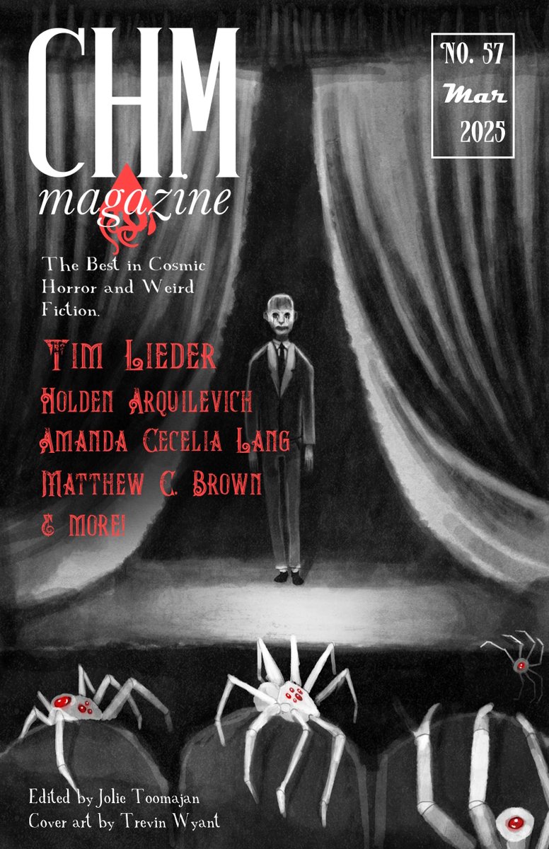 COVER REVEAL!

Our March issue is just around the cover, featuring stories from Tim Lieder, Holden Arquilevich, Amanda Cecelia Lang, Matthew C. Brown, and more!