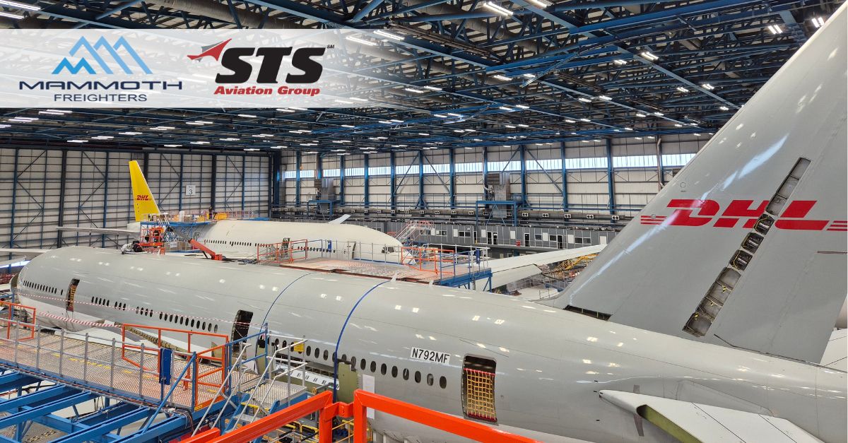 A bird’s-eye view of our two Jetran 777s headed to DHL. A big thank you to both STS and Aspire for the sustained effort and coordination it takes to manage seven production lines on two different continents.