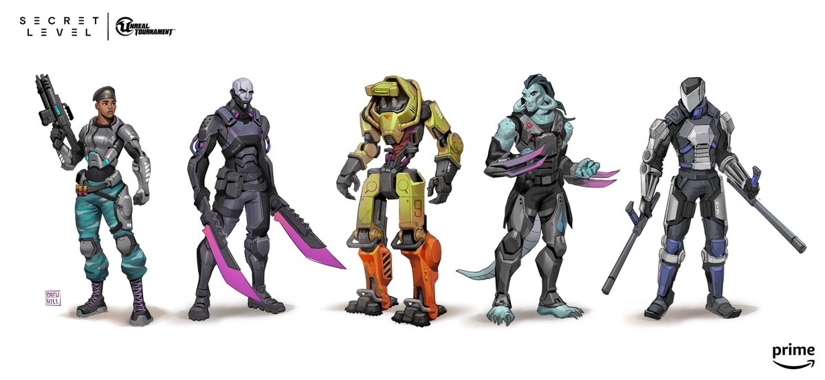 Here’s the rest of the characters I worked on for Secret Level on Amazon Prime w/ Blur Studios. #characterart #art #videogames