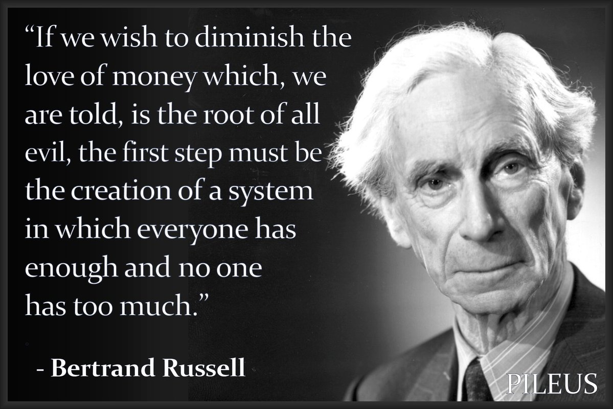 Rather relevant quote from Bertrand Russell. From 'Mortals and Others: American Essays 1931-35.'