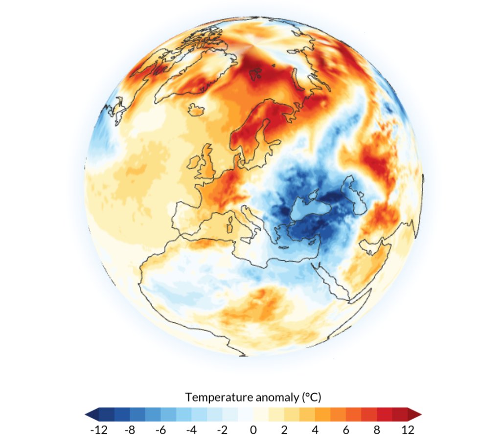 Dünya Meteoroloji Örgütü'ne iletilen resmi verilere göre Türkiye son yılların en #soğuk haftasını yaşıyor👇