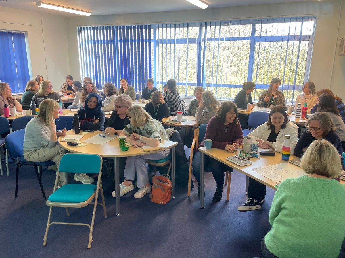 32 staff members having Gender Action training from Angharad at the Lawns Nursery in Windsor