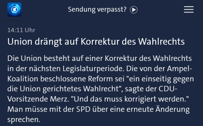 Es geht schon los mit dem Bürokratieabbau unter der #Merz Union.

Erster Tagesordnungspunkt: den Bundestag wieder so aufblähen, dass er aus allen Nähten platzt.

Wir wurden alle gewarnt.