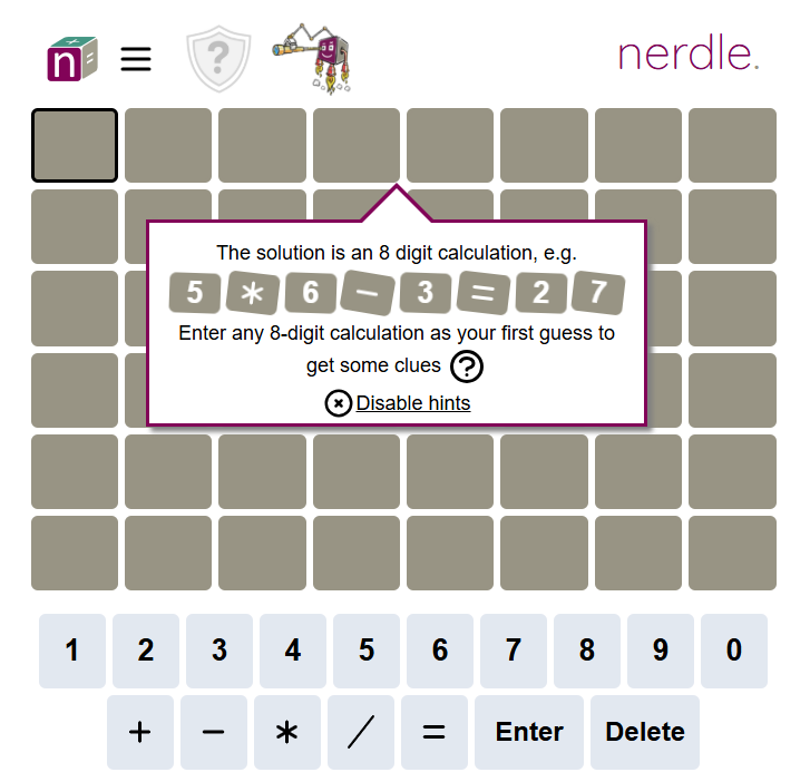 KATLA pakai angka is giving nerdlegame.