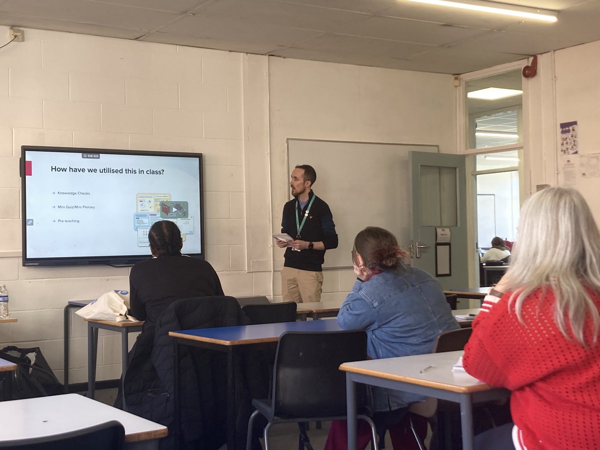 .<a href="/EducationEACT/">E-ACT</a> Reedswood Academy’s Lewis Peatroy shares how they use CENTURY’s TeacherGENie during the ‘Adaptive Teaching Using AI’ workshop at the #PrimarySummit. 

#EdTech #AIinEducation <a href="/EACTlearning/">E-ACT Learning</a>