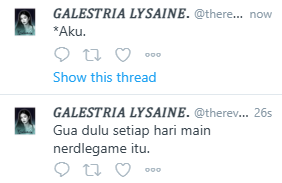 Nggak usah revisi revisi, lah, keluarin aja khodam kamu itu Galestria ...