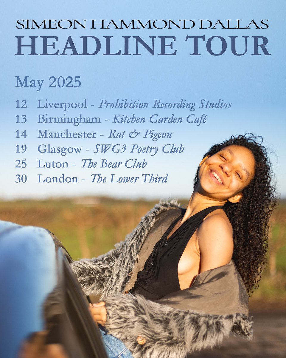 We’re hitting the road for my first ever headline tour 💕 tickets on sale now 🎫 simeonhammonddallas.com/tour