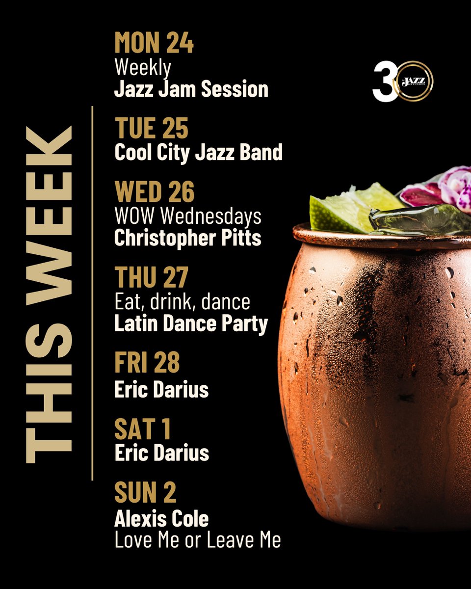 This week, The Jazz Kitchen is the place to be! 🎶

Get your tickets today! 🎟️

#Thejazzkichen #jazzmusic #indianapolismusic
