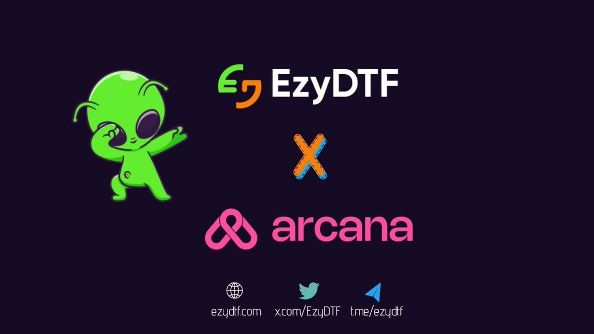 EzyDTF (@ezydtf) on Twitter photo 🚀 Partnership Announcement: EzyDTF x Arcana Network 🚀
Big news! We’re excited to join forces with <a href="/ArcanaNetwork/">Arcana Network</a> to redefine Web3 accessibility and make user onboarding effortless.
With Arcana’s cutting-edge Auth SDK, users can now:
🔹 Sign in instantly—under 3 seconds
🔹 🚀 Partnership Announcement: EzyDTF x Arcana Network 🚀
Big news! We’re excited to join forces with <a href="/ArcanaNetwork/">Arcana Network</a> to redefine Web3 accessibility and make user onboarding effortless.
With Arcana’s cutting-edge Auth SDK, users can now:
🔹 Sign in instantly—under 3 seconds
🔹