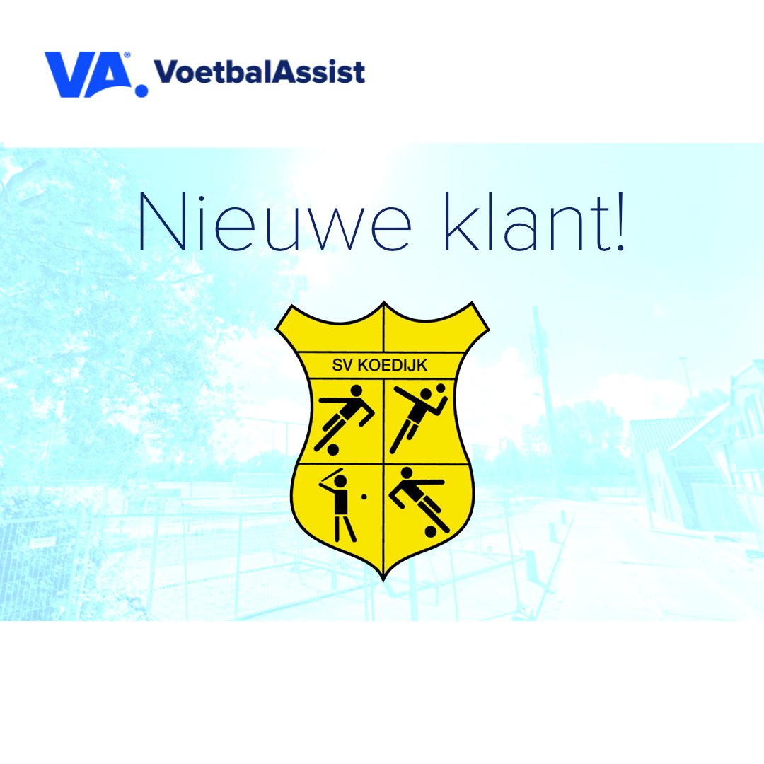 We hebben een nieuwe klant, namelijk <a href="/svkoedijk/">SV Koedijk</a>! Ze zijn opgericht in 1930. Bij SV Koedijk doen ze zowel handballen als voetballen. Daarom gebruiken ze twee omgevingen van VoetbalAssist.

We wensen SV Koedijk veel plezier met ons systeem!