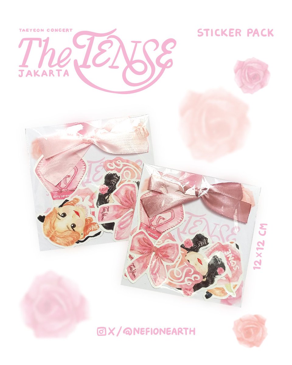 nefionearth's tweet photo. TAEYEON THE TENSE JAKARTA FREEBIES by @nefionearth 
(Help RT&amp;Like)

🩷 Jikalau dapat, kindly mention/tag me 🩷

🎁 Sticker Pack - isi 6 pcs
🎀 Material vynil premium

📍Indonesia Arena (seketemunya aja 👋)
🗓 12.04.2025

SEE U SONE
#TAEYEON_TheTENSE_in_JAKARTA
#TAEYEON_TheTENSE https://t.co/Tbb1HJ3ng2