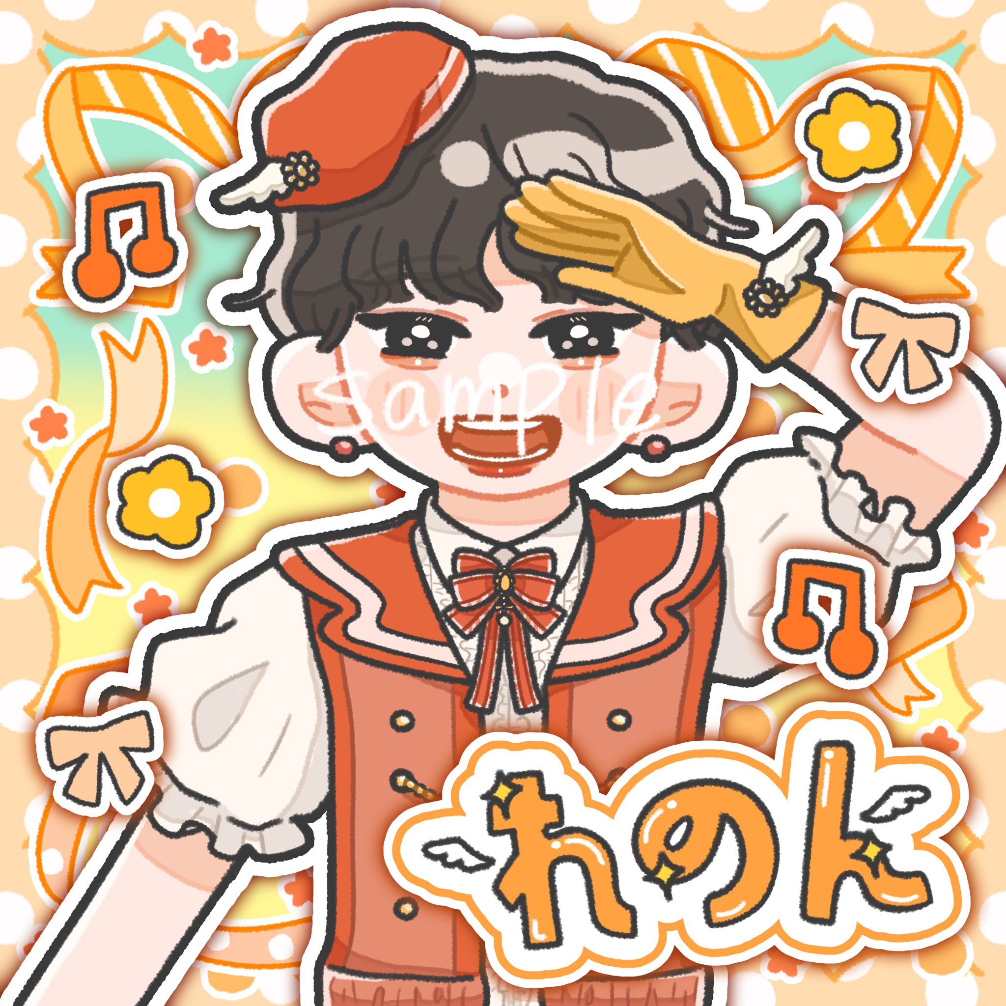 似顔絵オーダー募集☆