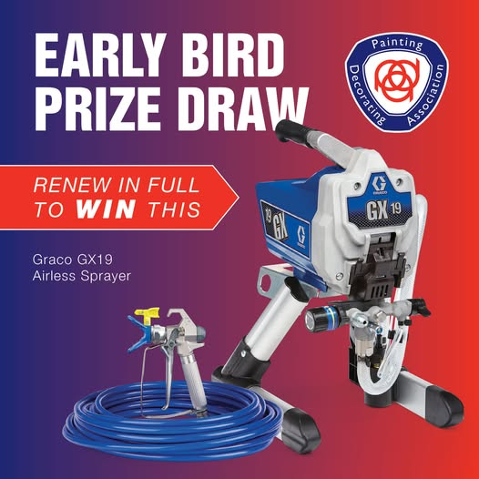 Your PDA membership unlocks a world of business and legal support, along with exclusive discounts. Remember, to continue enjoying these benefits, timely subscription payments are essential. Renew for 2025 by 28 Feb for the chance to win a Graco Airless Sprayer (worth over £12k)