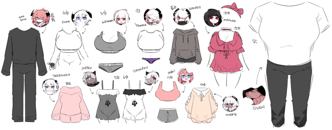 できたぞ...山田家の寝巻き事情が 