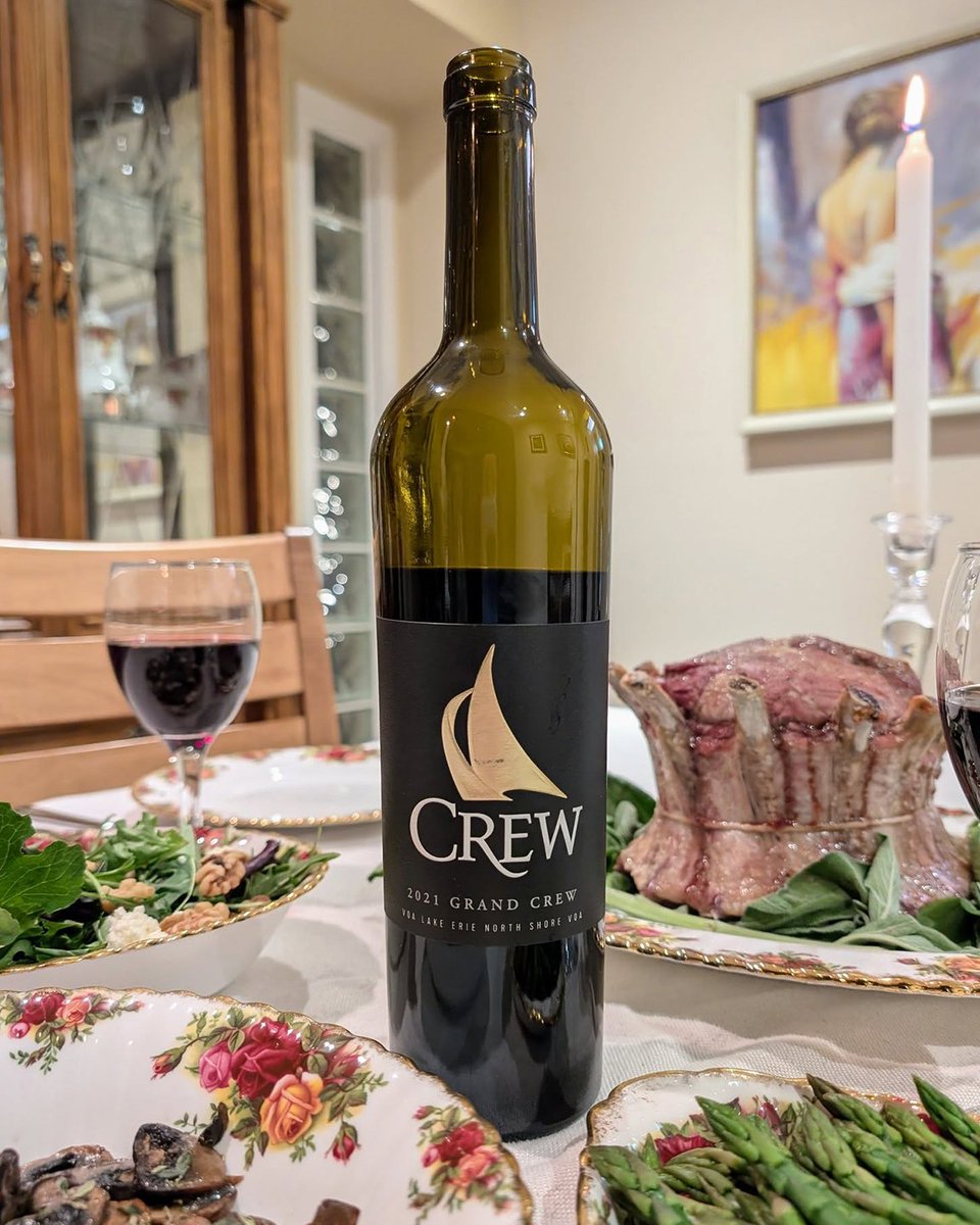 EPIC Wineries (@epicwineries) on Twitter photo The Grand Crew (<a href="/CREWinery/">Colchester Ridge</a>), a 100% Estate Merlot with a silky finish. Smooth, medium-bodied, and layered with red cherry and ripe stone fruit, this wine is a versatile favourite for any occasion.
Pair it with: Crown roast (pictured here), grilled salmon, or a cozy pasta night. The Grand Crew (<a href="/CREWinery/">Colchester Ridge</a>), a 100% Estate Merlot with a silky finish. Smooth, medium-bodied, and layered with red cherry and ripe stone fruit, this wine is a versatile favourite for any occasion.
Pair it with: Crown roast (pictured here), grilled salmon, or a cozy pasta night.