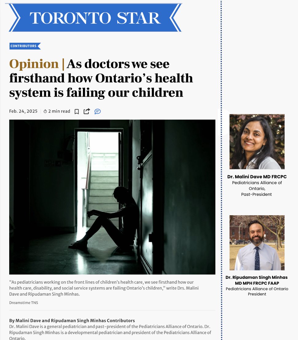 Dr. Ripudaman S. Minhas MD MPH (@ripudamanminhas) on Twitter photo Kids can't vote. We can!
Remember Ontario's kids and youth when completing your ballot this week!
#onpoli <a href="/PedsOntario/">Pediatricians Alliance of Ontario (PAO)</a>
thestar.com/opinion/contri… Kids can't vote. We can!
Remember Ontario's kids and youth when completing your ballot this week!
#onpoli <a href="/PedsOntario/">Pediatricians Alliance of Ontario (PAO)</a>
thestar.com/opinion/contri…