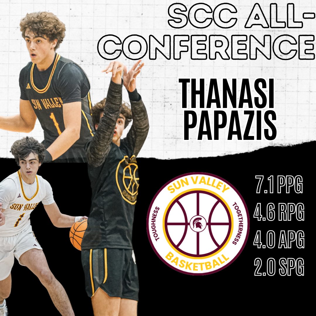 Congrats to Thanasi Papazis on being selected to the SCC All-Conference team!