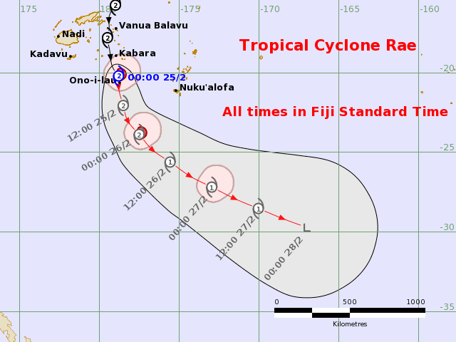 LimWeather's tweet photo. 75mph C1 SSHWS #Rae to head E then S and SE,peaking at =>80mph C1 SSHWS/C2 Aus #cyclone or even higher All interests in #Fiji,S #Tonga to finish preps now
Life threatening #Flooding Rains/#Mudslides impacts likely occurring in the former!
#Wxx #Wxtwitter #TropicsWx #CycloneRae https://t.co/vfLx31Mnue