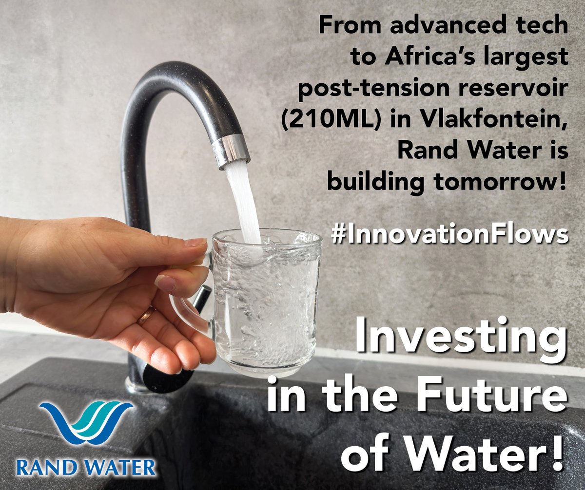 TheStar_news's tweet photo. World-Class Water, Every Drop!
@Rand_Water consistently delivers top-quality water, surpassing national & global standards! #PureExcellence #Sponsored https://t.co/c4x1X4JQQF