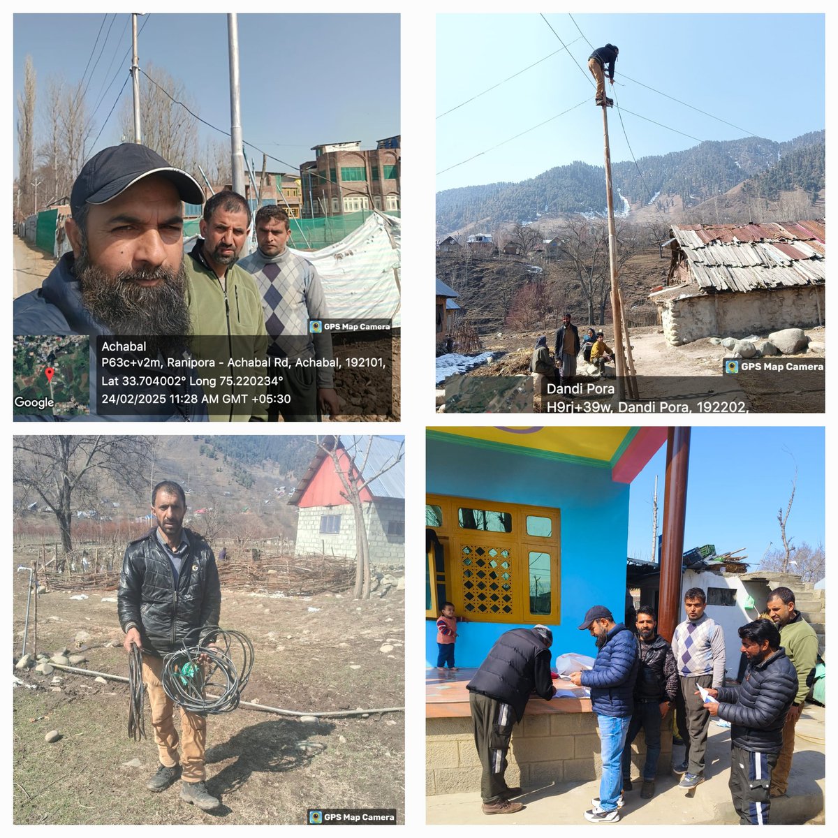 SubDivAchKPDCL's tweet image. Disconnections of installations and recovery of Electric dues in the area of subdivision Achabal