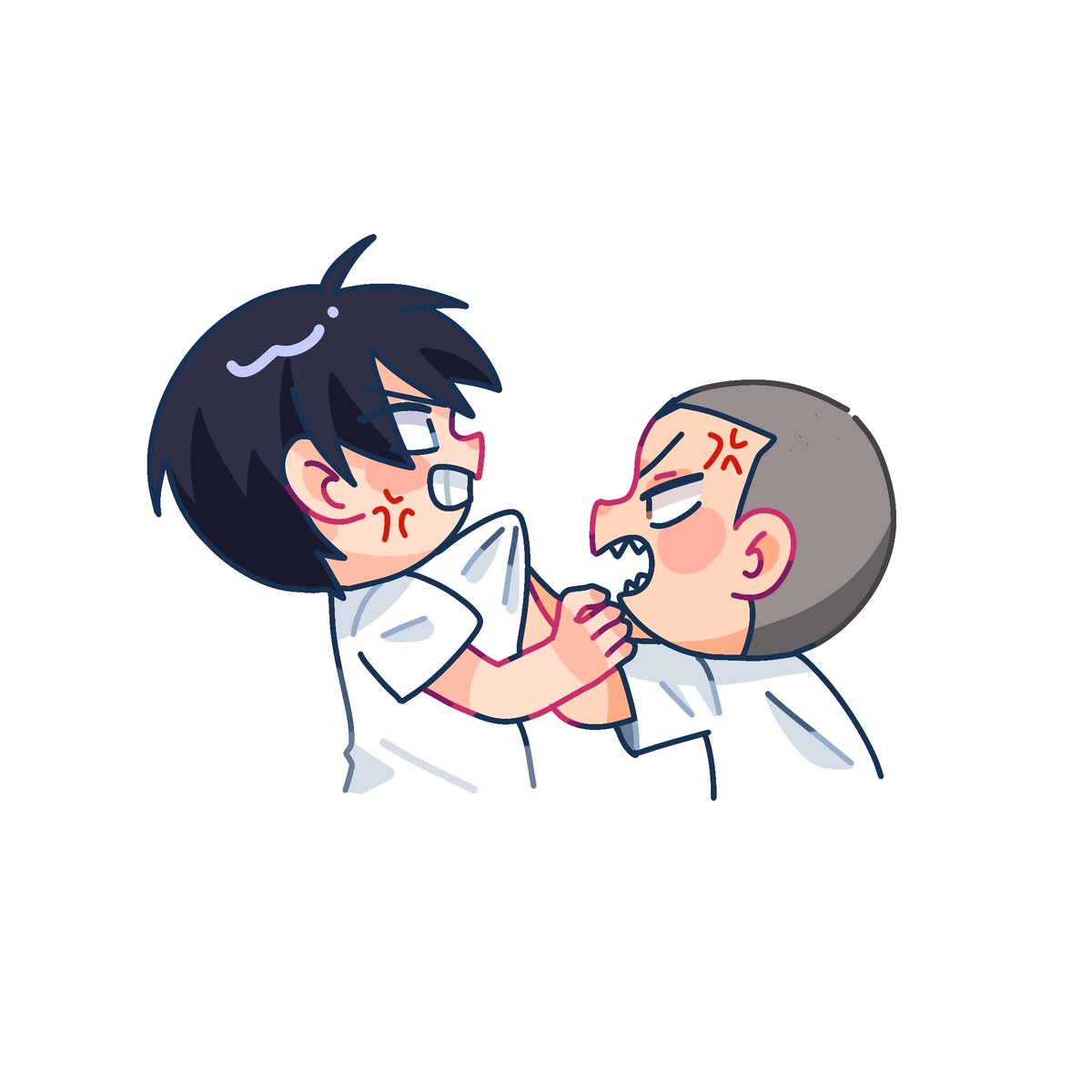 Drawing some scenes in chapter 0 that I found interesting