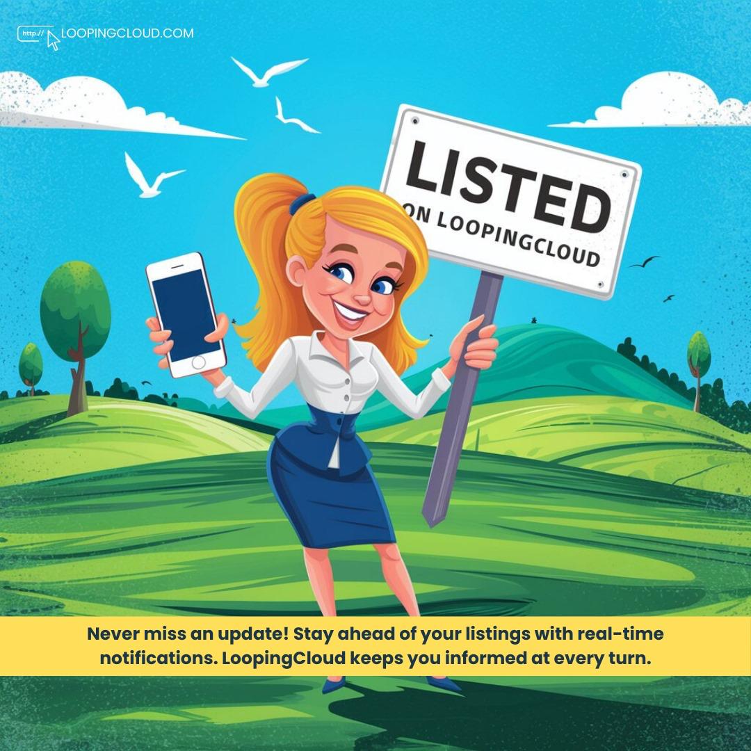 LoopingCloud's tweet image. 🚀 More visibility = faster deals. Get your listings on LoopingCloud today! 💼 #CREPlatform #ListSmart #RealtorSuccess