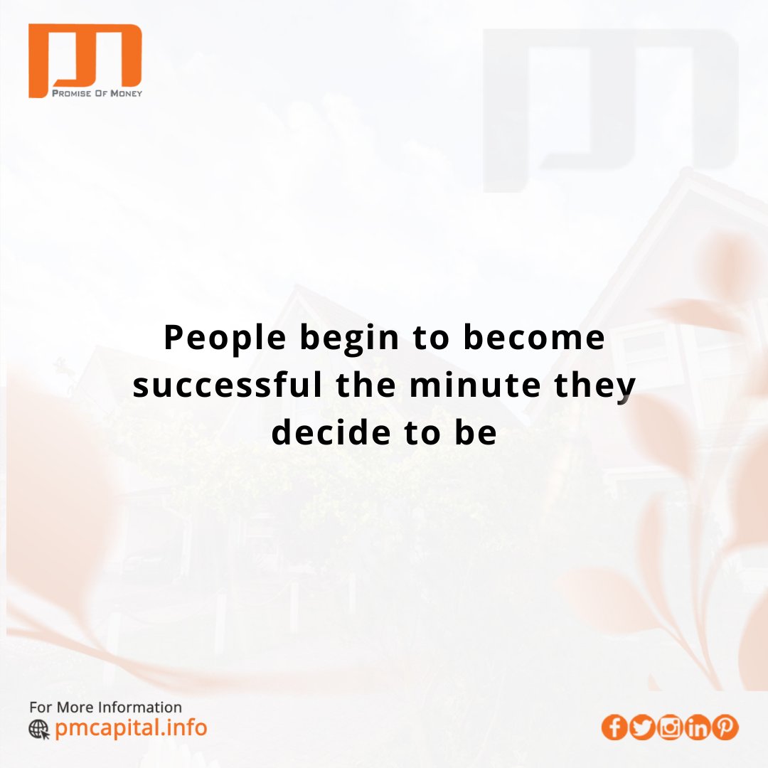 pmcapitalpvtltd's tweet photo. People begin to become successful the minute they decide to be

#Motivation #MotivationQuotes #ThinkforFuture #Thinking #Thoughts #Quotes #Success #DeepQuotes #QuoteoftheDayLife #QuoteoftheDay #HomeLoan #PMCapitalLimited #Rajkot https://t.co/rLVhygy7aw