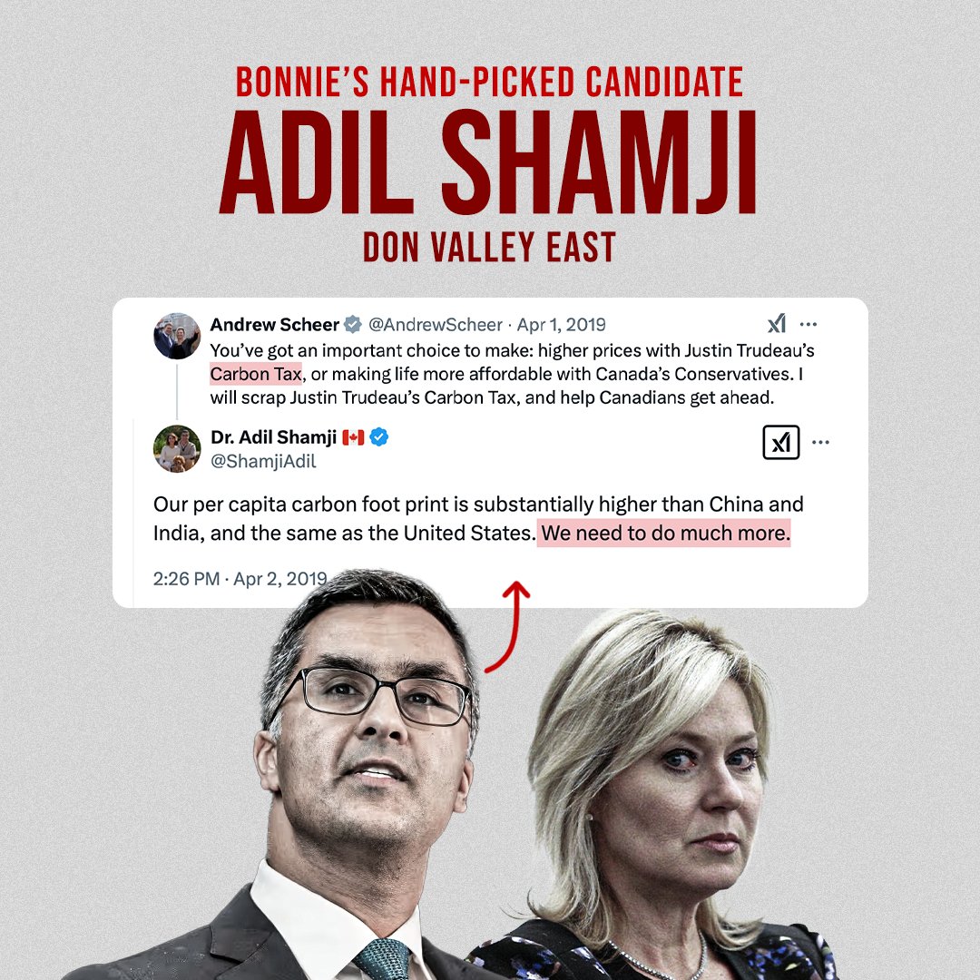 PCPressOffice's tweet image. Adil Shamji, Bonnie's right-hand-man, claims that "we need to do much more" than a carbon tax.