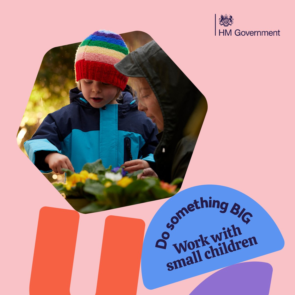 Have you considered a career working with small children?

Working as an early years practitioner can be a unique, rewarding job that offers the chance to help give children the best start in life.

#DoSomethingBig and begin your journey in early years: orlo.uk/01njn