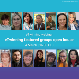 🧑‍🤝‍🧑Jornada de puertas abiertas de grupos destacados eTwinning: ¡descubre, únete, participa!

🖥️Únete y descubre estos 14 espacios colaborativos donde compartir temas e intereses comunes

📅4 de marzo a las 16
👉Más información y registro: bit.ly/3Xjy3GT