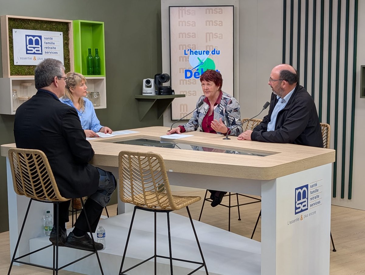 La MSA (@msa_actu) on Twitter photo <a href="/jffruttero/">Jean-francois Fruttero</a> <a href="/MoinardPhilippe/">Philippe MOINARD</a> <a href="/GIRARDThierry66/">GIRARD Thierry</a> #MSATVauSIA | Pour <a href="/NicoleLePeih/">Nicole Le Peih</a> la nouvelle génération de femmes arrive en tant que cheffe d'entreprise avec des compétences et donc de la valeur ajoutée sur le territoire. Elles sont ainsi reconnues et peuvent s'affranchir des clichés.
#ElectionsDeleguesMSA <a href="/jffruttero/">Jean-francois Fruttero</a> <a href="/MoinardPhilippe/">Philippe MOINARD</a> <a href="/GIRARDThierry66/">GIRARD Thierry</a> #MSATVauSIA | Pour <a href="/NicoleLePeih/">Nicole Le Peih</a> la nouvelle génération de femmes arrive en tant que cheffe d'entreprise avec des compétences et donc de la valeur ajoutée sur le territoire. Elles sont ainsi reconnues et peuvent s'affranchir des clichés.
#ElectionsDeleguesMSA