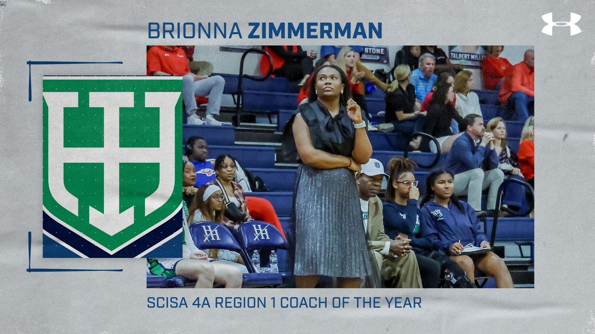 Congrats to Brionna Zimmerman on being named the SCISA 4A Region 1 Girls Basketball Coach of the Year! Highlander Nation is proud of you!

#GoHall