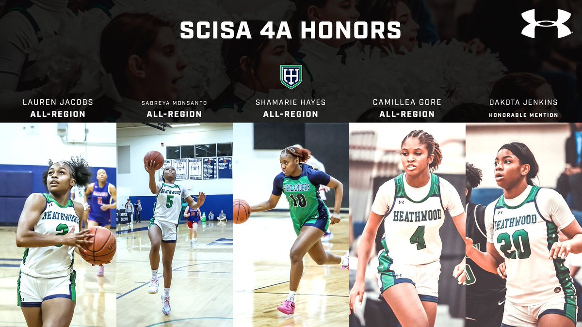 Congratulations to our girls basketball SCISA 4A Honors recipients:

All-Region Team
'25 Lauren Jacobs
'25 SaBreya Monsanto
'25 Camillea Gore
'25 Shamarie Hayes

Honorable Mention
'29 Dakota Jenkins