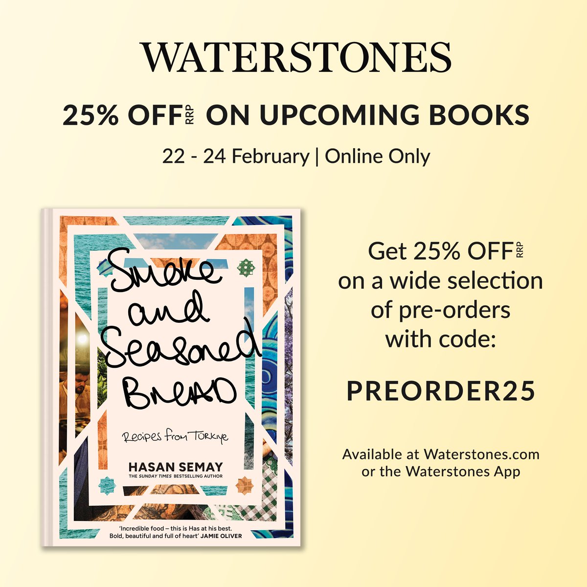 LAST CHANCE TO GET 25% OFF PRE-ORDERS AT WATERSTONES 🤩📣

Waterstones are offering 25% off these incredible upcoming books. Simply use PREORDER25 at the checkout! 

Offer ends at midnight TONIGHT! 📚🏃 

Discover more: bit.ly/4hQwHM9