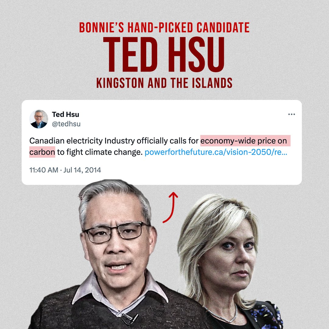 PCPressOffice's tweet image. Ted Hsu, Bonnie's pick to become Minister of Energy, has also called for a carbon tax for more than a decade.