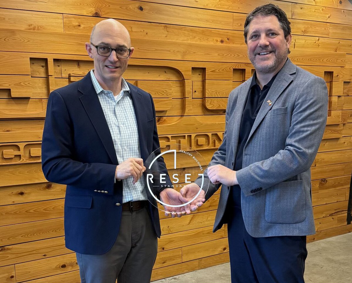 Exciting news! Fexillon, in partnership with <a href="/Aptitudeii_/">Aptitude: Intelligent Integration</a>, has achieved <a href="/RESETcertified/">RESET Building Standard</a> certification for the <a href="/JEDunn/">JE Dunn Construction</a> headquarters in Atlanta. Learn more: bit.ly/3D91h4r
#YourBuildOnePlace #SmartBuildings #Sustainability #DigitalTwin #ESG