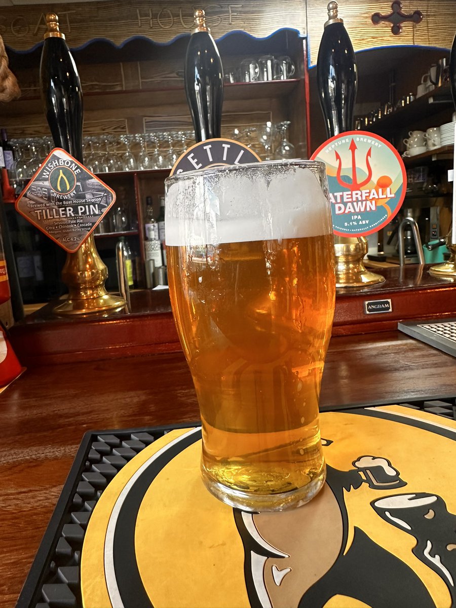 Oliver Fozard (@roostersol) on Twitter photo Took the quadruped for a jaunt round Skipton (13 years after we left), with my 2 girls today (they couldn’t give an eff where I used to live and work and I don’t blame them).
Decent couple of pints of <a href="/WishboneBrewery/">WishboneBrewery</a> Tiller Pin in <a href="/Boat_House_Bar/">The Boat House Bar - Skipton</a> before heading back home. Took the quadruped for a jaunt round Skipton (13 years after we left), with my 2 girls today (they couldn’t give an eff where I used to live and work and I don’t blame them).
Decent couple of pints of <a href="/WishboneBrewery/">WishboneBrewery</a> Tiller Pin in <a href="/Boat_House_Bar/">The Boat House Bar - Skipton</a> before heading back home.