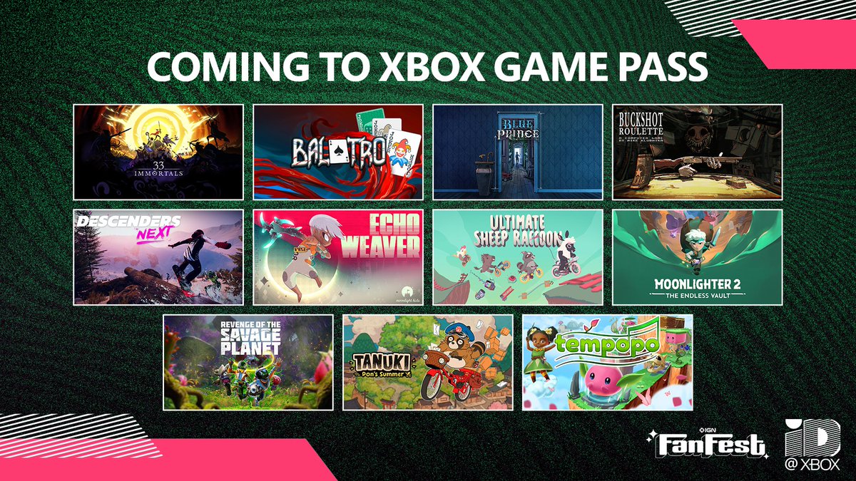 trade offer:

you - get all these games from the ID@Xbox Showcase at IGN Fan Fest
we - get to yap about them with you