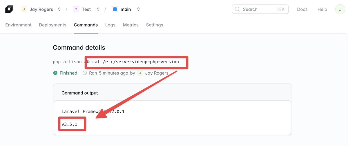 jaydrogers's tweet image. I am BEYOND STOKED to see that Laravel Cloud is using @serversideup /php Docker images 🥳
LET'S GO PHP! 🚀