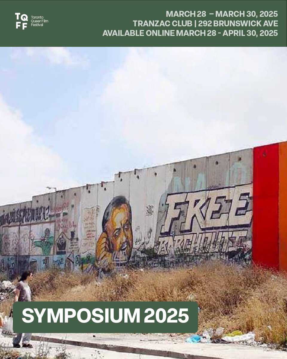 Toronto Queer Film Festival is proud to announce this year’s Symposium line up, coming to you March 28-30, 2025. 

Click the link below to see full program details 😍

Program: 
l8r.it/kwQN

Tickets:
l8r.it/0v14