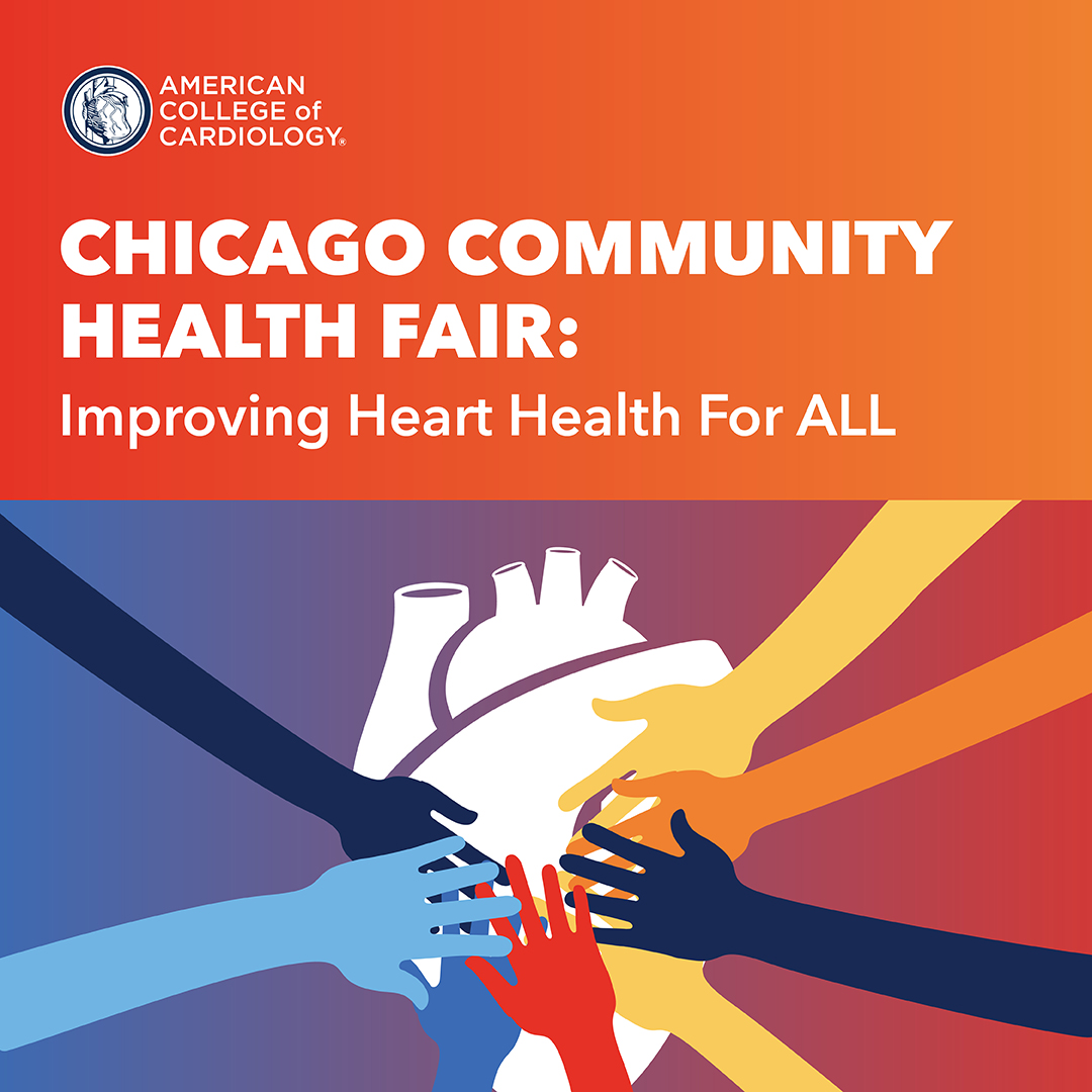 Can't wait to check out ACC's Chicago Community Health Fair on March 25! The event will host clinicians and community members on Chicago's South Side. Link for more info: ACC.org/HealthFair #CardioSmart

#ACCDiversity and #HealthEquity