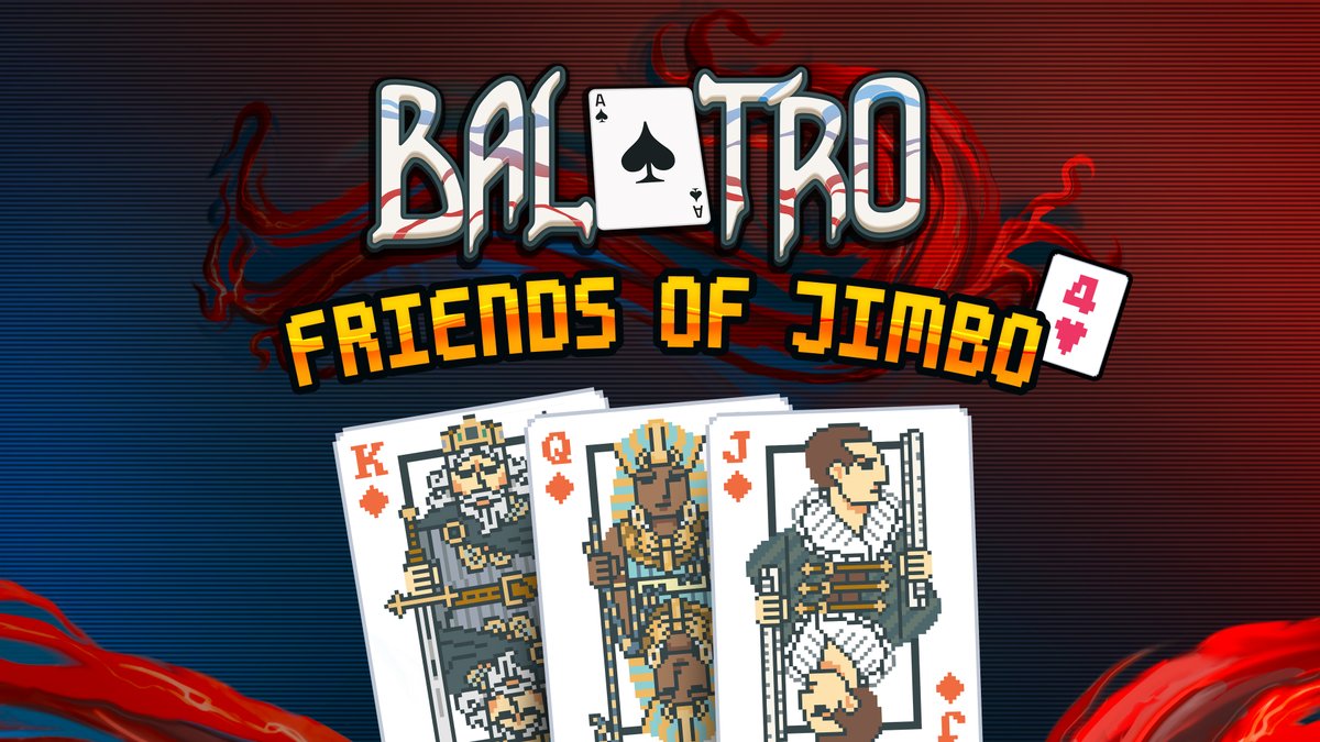 CivGame's tweet photo. One more round.

#Civ7 card skins are out now in @BalatroGame! 🃏 https://t.co/8Q3mcRTINP
