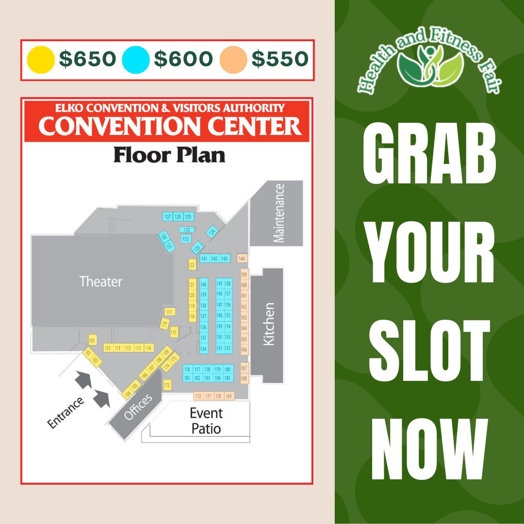 Be part of a growing lineup at the Health &amp; Fitness Fair and promote your business with 22 radio spots on your chosen station—starting at just $550! 📻 Your brand deserves the spotlight so secure your booth today! #HealthAndFitnessFair2025

More info at elkohealth.com/booth.