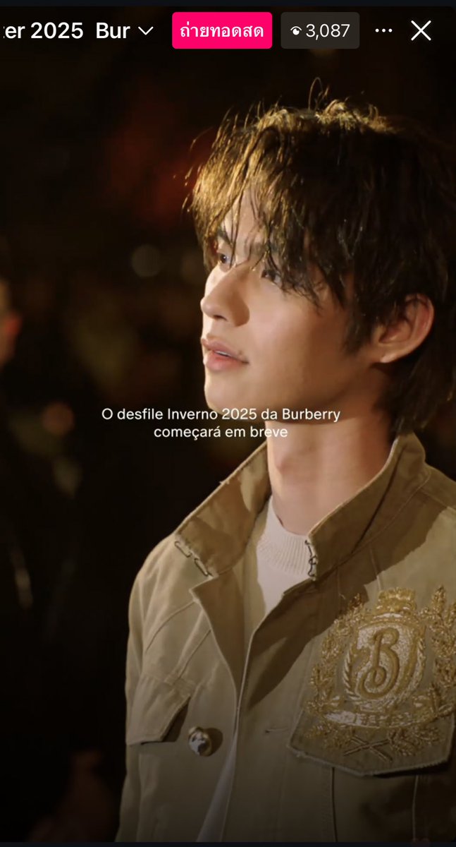 cherry_chtw's tweet photo. ไบร์ทโคตรหล่อ จะบ้าาาาาา
Shine Bright มากกก
@bbrightvc @burberry #BurberryWinter2025 #BurberryWinter2025xBright #BurberryxBright #burberry  #bbrightvc https://t.co/4X81SvZEls